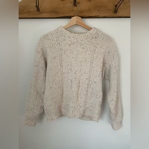 Vintage white with color knit